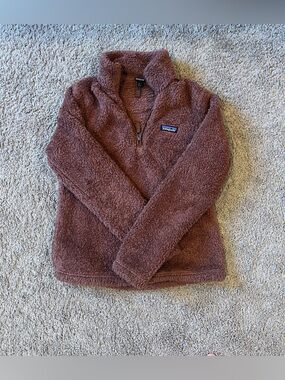 Patagonia Women's Brown Sherpa Half-Zip Pullover